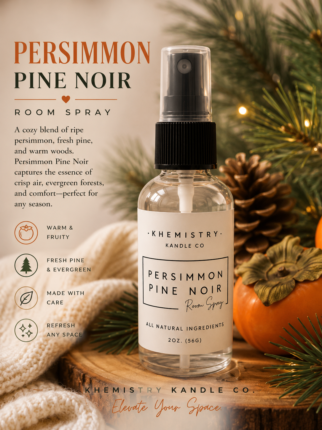Persimmon Pine Noir
