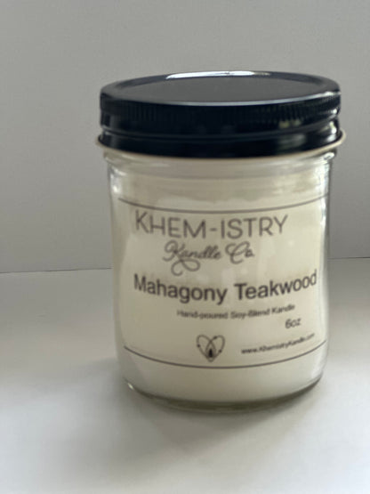 Mahogany Teakwood Candle