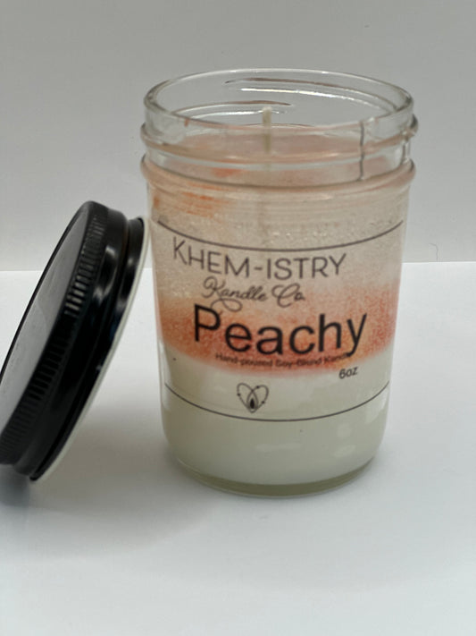 Peachy Scented Candle