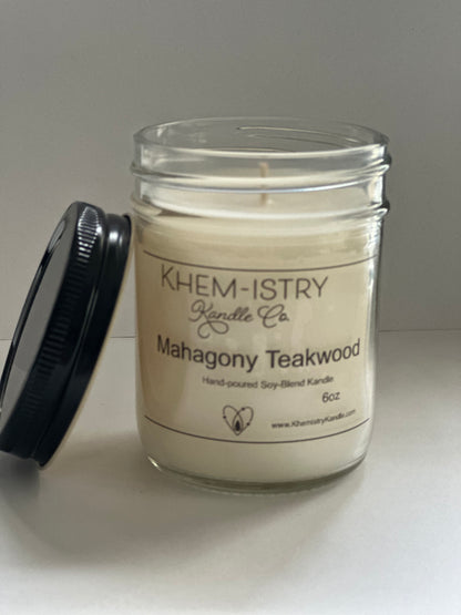 Mahogany Teakwood Candle