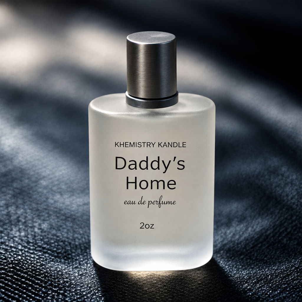 Daddy's Home Cologne label detail close-up